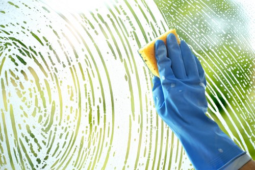 Illustration of cookie usage for a cleaning services website