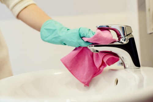Local cleaning team preparing a property in SW5 for a fresh clean