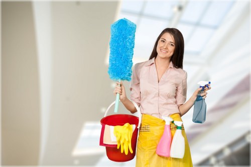 SW5 cleaning team improving a modern office environment