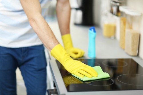 Professional carpet deep cleaning process for a local SW5 property