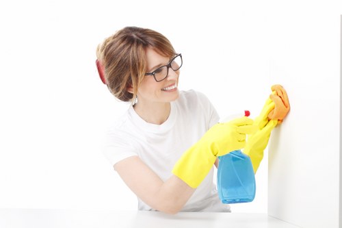 Commercial regular cleaning for a small business in SW5